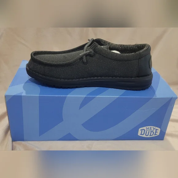 Hey Dude Men's Black Loafers - Picture 2 of 5